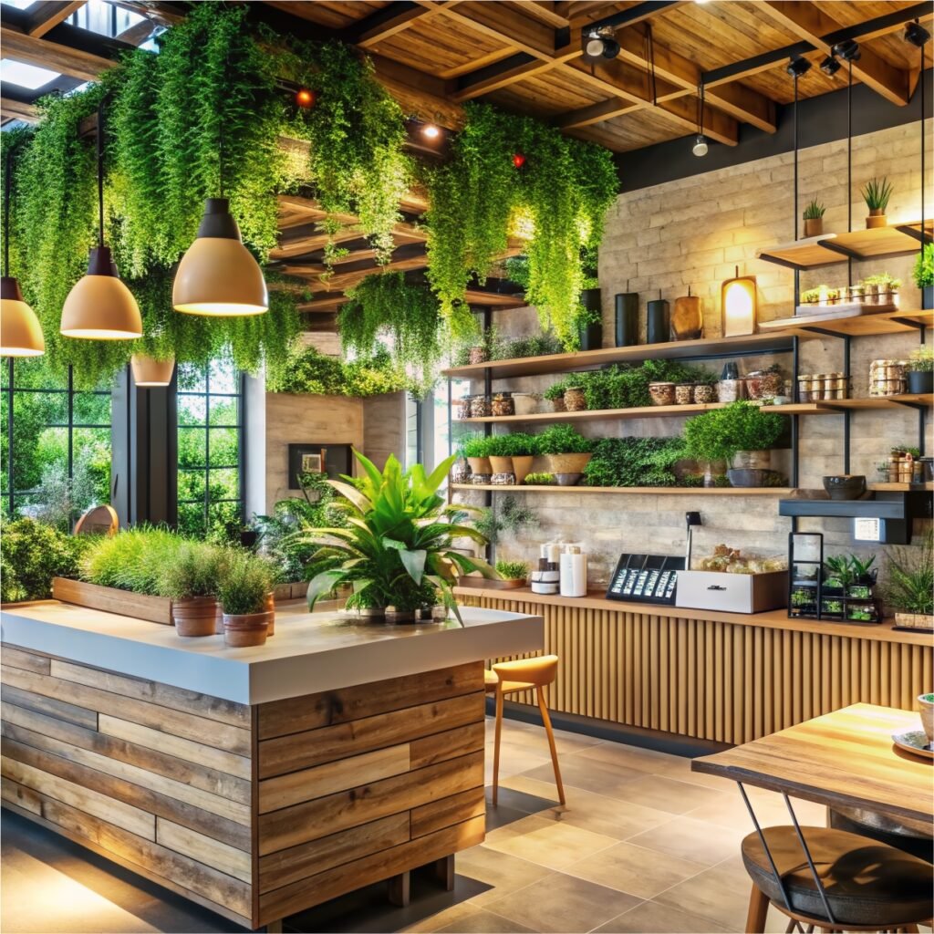 The plant-based or wellness cafe